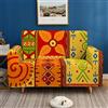 Sticker Superb 3D Bohemia Mandala Copridivano Collezione Copridivano Elasticizzato per Soggiorno Poltrona Divano Fodera per Divano Fodera Elastica Sofa Cover 1/2/3/4 Posti (Stile 5, 2 Posti 145-185 cm)