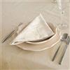 BGEUROPE Tovaglioli - Antimacchia - Beige - Ref. Golden Lines - 45cm x 45cm (Pack 6)