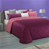 Clara Home Milano CLARA HOME Trapunta Matrimoniale 2 Piazze Invernale 300gr/mq Double Face Color Azalea/Malva, Piumone in Soffice Velluto Manopesca, Made in Italy