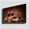 Printerland Quadro moderno XXL VINO 70x100 cm salumi vineria ristorante pizzeria birra bar - STAMPA SU TELA Quadri Moderni XXL Arte Moderno Arredamento arredo Cucina Soggiorno Camera da letto