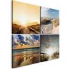 murando - Quadro Mare Spiaggia 40x40 cm 4 Pezzi Stampa su tela in TNT XXL Immagini Moderni Murale Fotografia Grafica Decorazione da parete Quadri Componibili Sabbia Natura Paesaggio c-B-0050-b-i