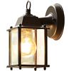 Chao Zan E27 Applique a LED Lampada da parete impermeabile IP44, applique da parete in alluminio Lanterna classica,portico Padiglione portico terrazza percorsi da giardino scale Illuminazione da esterno
