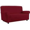 Tata Home Copridivano Antimacchia Universale Misura 3 Posti in Tessuto Elasticizzato Colore Bordeaux