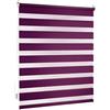 Victoria M. Tenda a Rullo Doppia Klemmfix 80 x 230 cm Melanzana Lilla, Tenda Giorno Notte Senza Fori con Supporto Klemmfix