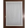 CATTANI TESSUTI Tende tendine a pannello a vetro per finestra e porta su misura larghezza da 30 a 120 tessuti bianco effetto lino lunghezza personalizzata art.sonia (45x135 cm)