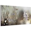 murando - Quadro Soffione 120x40 cm 1 Pezzo Stampa su Tela in TNT Tessuta XXL Quadri Moderni Murale Arte Moderno Grafica Decorazioni da Parete Pittura Immagini Decori Fiori Natura grigio b-C-0169-b-c