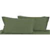 Bossi Coppia federe 2 volani col. 282 Verde Salvia