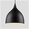 Chao Zan Lampade A Sospensione A Tirante E27 Moderni Metallo Paralume Lampadario Regolabile in Altezza Per Cucina Da Ristorante Bancone Cafe Bar Cucina Corridoio Deco Luce Pendente lampadario(Nero)