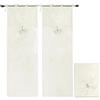 emmevi Tende Finestre Porta Interno Tessuto Lino Semitrasparente Coppia 2 Pz Più Misure Shabby Chic mod.TENDA FIOCCO 1 CONF 60X240