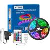 M LEDME Kit Striscia Led 12V 16W SMD 5050 3 metri IP20 con telecomando RGB M LEDME