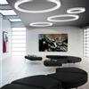 Panzeri Silver Ring lampada da parete o soffitto LED d. 123 cm