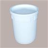 LUCGEL SRL Carapina Sorbettiera Pozzetto per Gelato Cilindrica 6 Lt Plastica Bianca con Coperchio 22 pezzi
