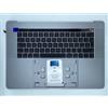 Apple 🇮🇹 Top case Tastiera Keyboard Macbook pro 15 touch bar A1707 2017 Space Gray