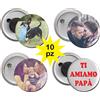 Spilla Calamita pins badge frigo frigorifero regalo personalizzata foto frase