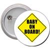 Spilla Calamita pins badge frigo Ø 45 e 58 mm Baby on board Bimbo a bordo bebè