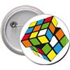 Spilla Calamita pins badge frigorifero Ø 45 mm Cubo di Rubik gioco puzzle