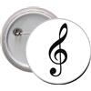 Spilla Calamita pins badge frigo Ø 45 e 58 mm Chiave violino musica note opera