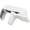 Gardinia Supporto a Incastro per Tenda Plissettata Concept, Compatibile con Tende plissettate Concept di Tipo Standard e a Nido d'Ape, Regolabile (5-25 mm), Bianco, 3,3 x 2,2 cm