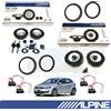 ALPINE SXE1750S SXE1725S Casse Altoparlanti Ant + Post per VW POLO 6R 2009>2014