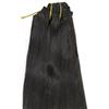 WIG ME UP - Clip in Set completo 8 pezzi Extension Intera Testa Castano scuro(4) Lunghezza 40 cm EX03-GGO-4