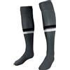 HS S13 Respect, Calzettoni Calcio Unisex Bimbi, Bianco/Grigio/Nero, 1