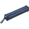 Clairefontaine 410153C Trousse slim in vera pelle, 4x2.5x19.5 cm, color Blu Scuro