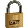 Kasp K12550A1 Lucchetto in ottone premium, 50 mm, a chiave unica