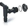 Prosperplast Accessorio per serbatoio acqua - Rubinetto CANTAP, dimensioni (mm) 150x40x160, colore Nero