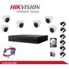 HIKVISION KIT TELECAMERE VIDEOSORVEGLIANZA AHD HIKVISION 1080P 8 CANALI+ 6CAM + HARD DISK