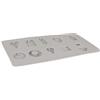 Rayher 36109000 Stampo in Silicone per colare, 14,5 x 26 x 1 cm, 11 Forme, Scatola da 1 Pezzo, Grigio, normale