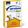 Formevet Fipralone DUO Spot-On per Cani 4 Pipette, piccola-2-10kg