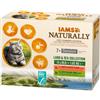 Iams Naturally Senior Land & Sea Collection umido per gatto (12x85g) 12 x 85 g