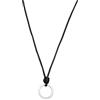 Elli 0107642612_45 - Collana da donna, argento sterling 925 e pelle, 450 mm