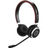 Jabra Evolve 65 Wireless Stereo On-Ear Headset - Microsoft Certified Headphones With Long-Lasting Battery - USB Bluetooth Adapter - Black