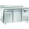CoolHead Tavolo Refrigerato Ventilato TROPICALIZZATO con Porte autochidenti Modello QR2200SG con alzatina