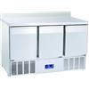 CoolHead Saladette Refrigerata GN1/1 con top inox Modello CRA93A tre porte Refrigerazione statica con alzatina