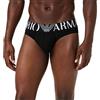 Emporio Armani Uomo Brief Essential Megalogo Slip, Nero, S