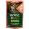 Monge BWild Grain Free sterilised bocconcini (salmone e gamberetti) - 6 bustine da 85gr.