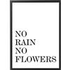 Generic Quadro con Cornice o solo Poster - Testi e Citazioni - Tutte le Dimensioni - Vari Colori - Made in Italy (050 Rain)
