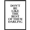Generic Quadro con Cornice o solo Poster - Testi e Citazioni - Tutte le Dimensioni - Vari Colori - Made in Italy (065 Darling)