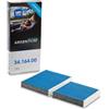UFI Filters, Filtro Abitacolo ARGENTIUM 34.164.00, Filtro Abitacolo per Ricambio, Adatto a Auto, Applicabile su Diversi Modelli Citroen, DS Automobiles e Peugeot
