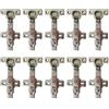 LIKERAINY 95 Grado Cerniera 26mm Battuta Esterna con Ammortizzatore Montaggio Clip on per Ante Mobili da Cucina Gabinetto Cerniere per Armadio Porta 10 Pezzi
