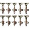 LIKERAINY 95 Grado Cerniera 26mm Mezza Battuta Esterna con Ammortizzatore Montaggio Clip on per Ante Mobili da Cucina Gabinetto Cerniere per Armadio Porta 10 Pezzi