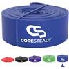 Coresteady Elastico Trazioni I Elastico Fitness per Trazioni alla Sbarra Assistite I Elastici per Palestra I Powerlifiting & Calisthenics I Allenamento per Uomini e Donne | Nero, 10-30kg