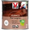 V33 Vernice Per Legno Opaca Bianco 500 Ml