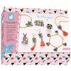 Janod - Set 7 Gioielli in Plastica Termoretraibile Geometrix Fai-da-Te - Les Ateliers Bijoux - attività Creativa per Bambini - Abilità Manuali e Concentrazione - dagli 8 Anni, J7996