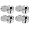 LIKERAINY 90 Grado Cerniera 30mm per Ante a Ribalta Cerniere Mobili con Porta in Legno Cerniera per Porte Pieghevoli per Armadi da Cucina 4 Pezzi