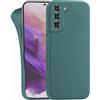 MyGadget Cover per Samsung Galaxy S21 Plus - Custodia Protettiva in Silicone Morbido - Case TPU Flessibile - Ultra Protezione Antiurto & Antiscivolo Verde Oliva