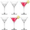 Pasabahce, bicchiere da Martini "Timeless", 440176, design effetto cristallo, altezza: circa 17,2 cm, set da 6 pezzi in vetro