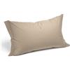 Caleffi 1286 Cotone Tinta Unita Coppia Federe per Standard Letto, Corda